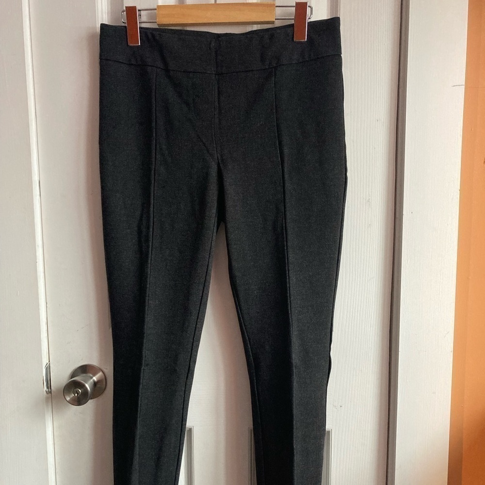 Dalia dark grey dress pull on pants size 8